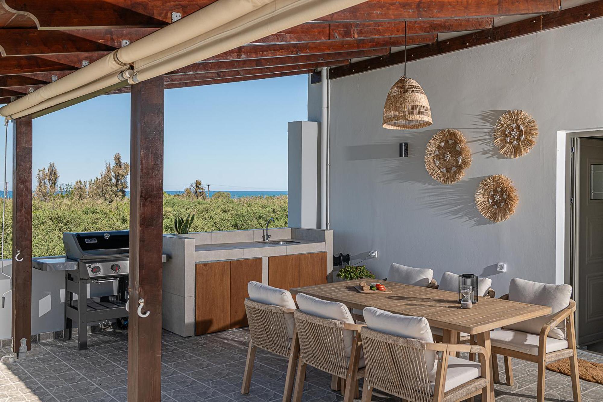 Sol Luxury Apartment - Close To The Beach With A Private Mini Pool Chrissi Akti Chania Exterior foto